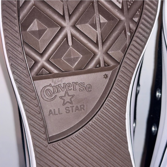 Converse chucks all stars size M 9 W 11 canvas Black and White High-Tops NIB - Picture 6 of 11
